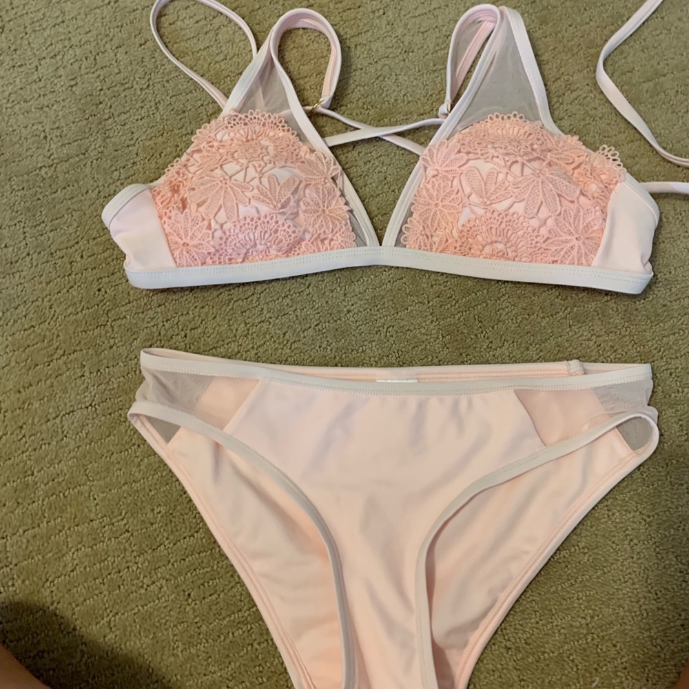 Pink bikini